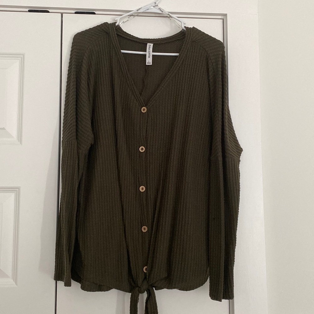 Hunter green sweater size large